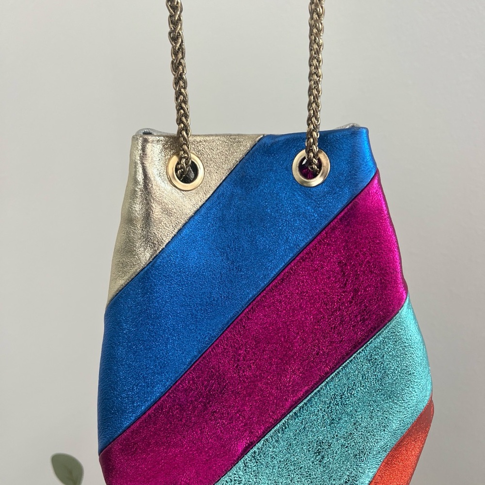 Colorful Striped Women's Bag